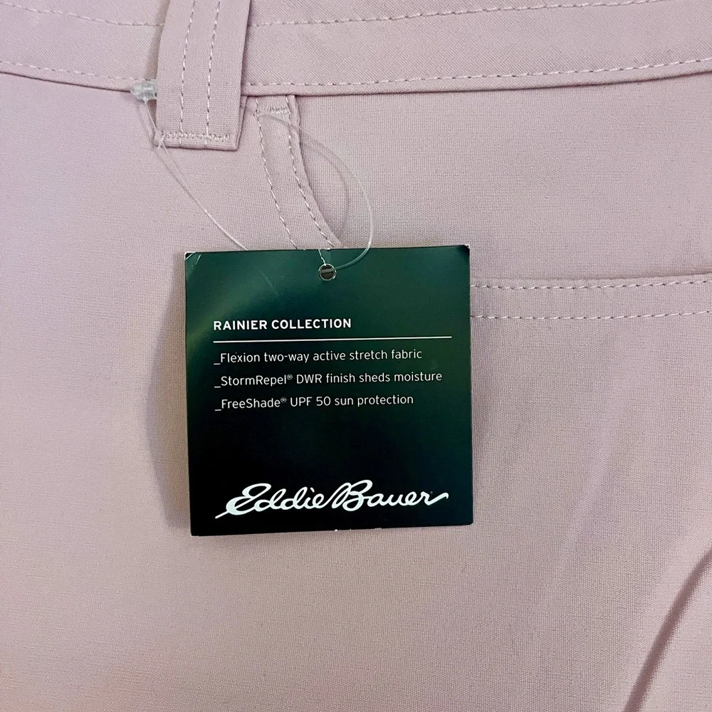 Eddie Bauer Women's Light Plum Women’s 14 Capri Pants - Picture 8 of 14